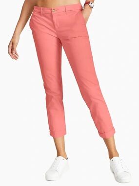 Tommy Hilfiger Coral Red Hampton Chino Pants